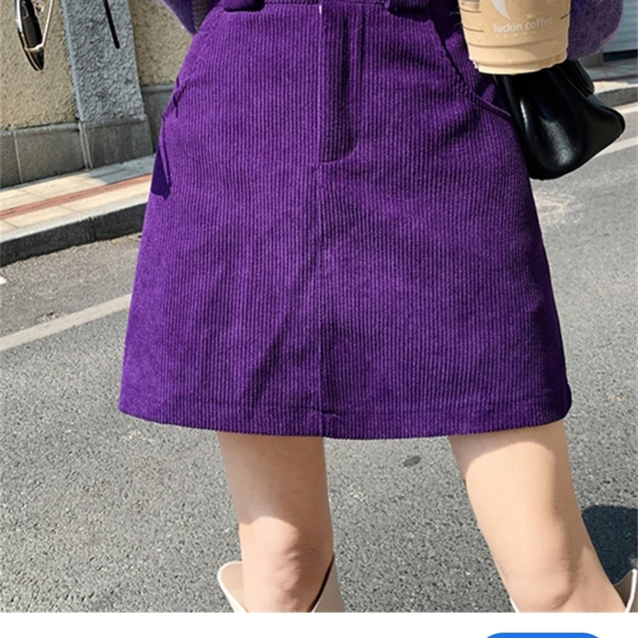 Pact Dresses & Skirts - NWT Pact organic cotton blend elephant corduroy mini skirt size Medium